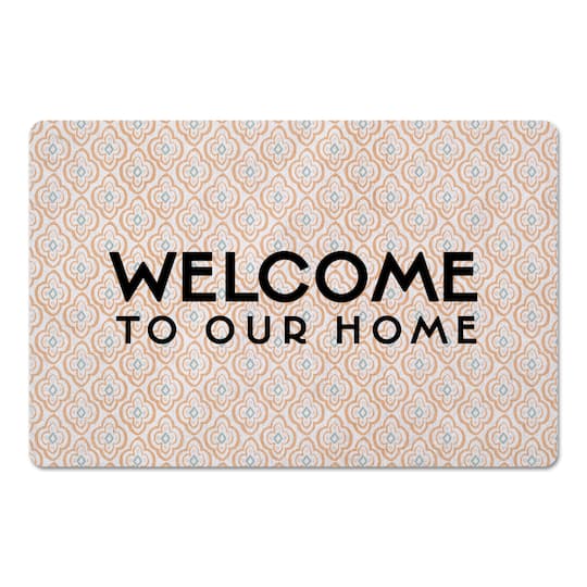 Welcome Quatre Floor Mat